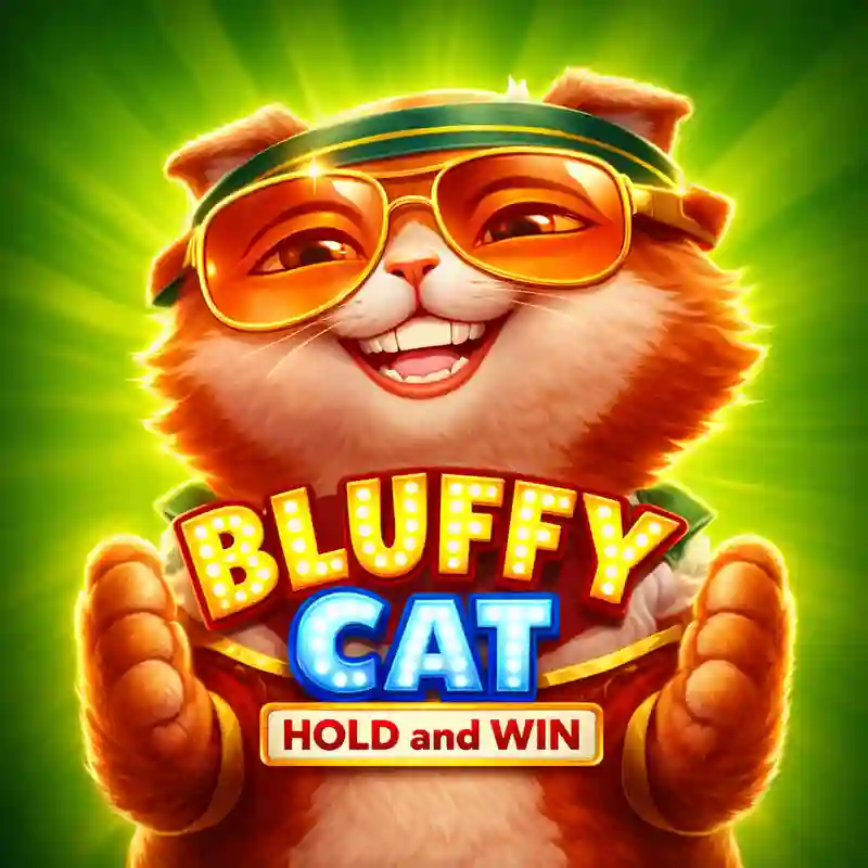 Bluffy Cat slot game banner at hanna online ph login